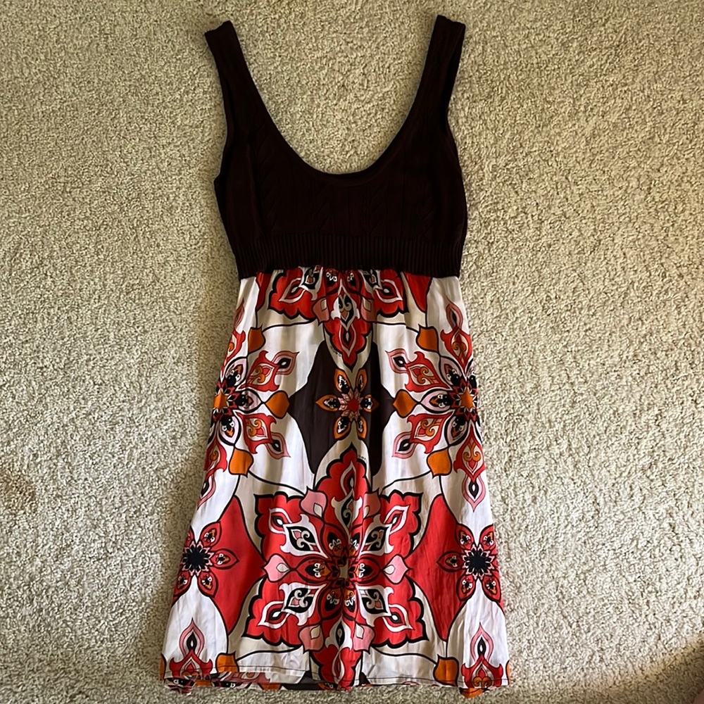 Bebe flowy tunic tank / mini dress